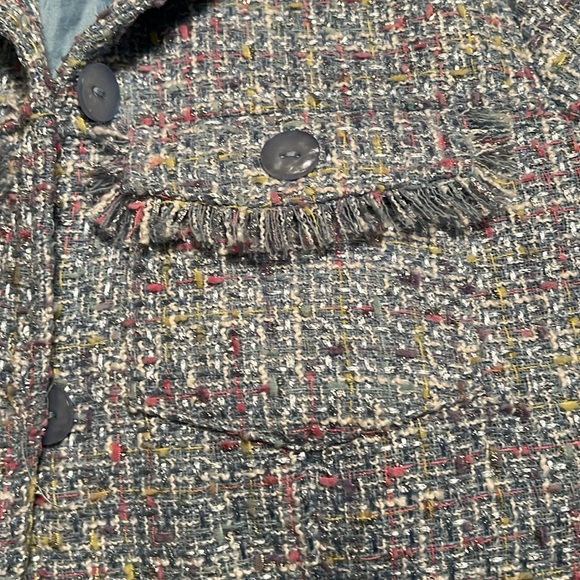 Diapers & Damon jacket baby blue size with metallicc thread, size Sml - Picture 4 of 7